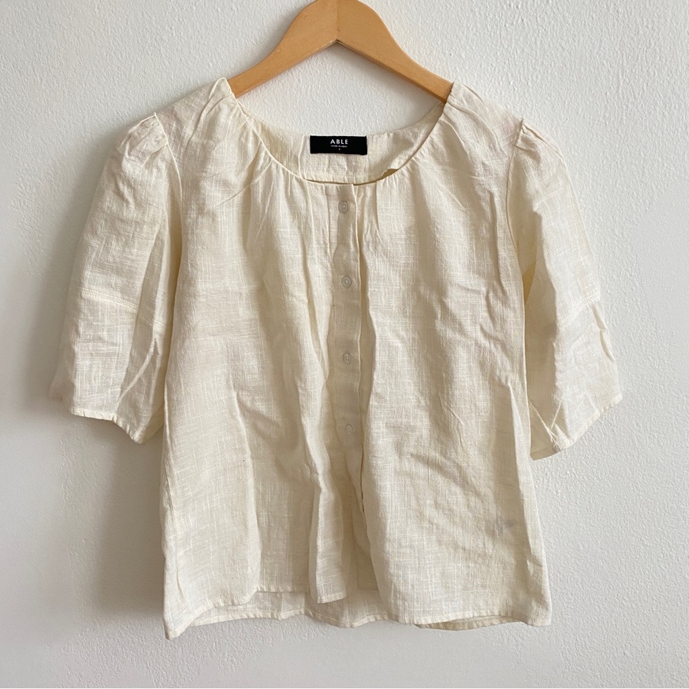 ABLE Flossie Button Down Top